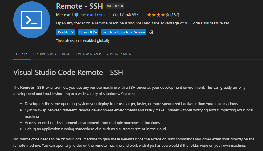 remote ssh